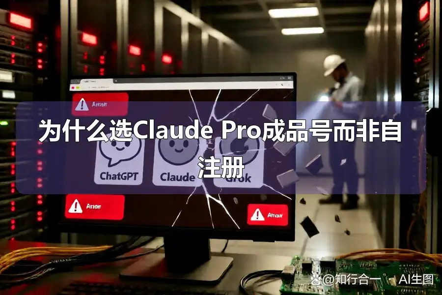 为什么选Claude Pro成品号而非自注册